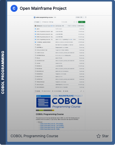 COBOL Programming Course