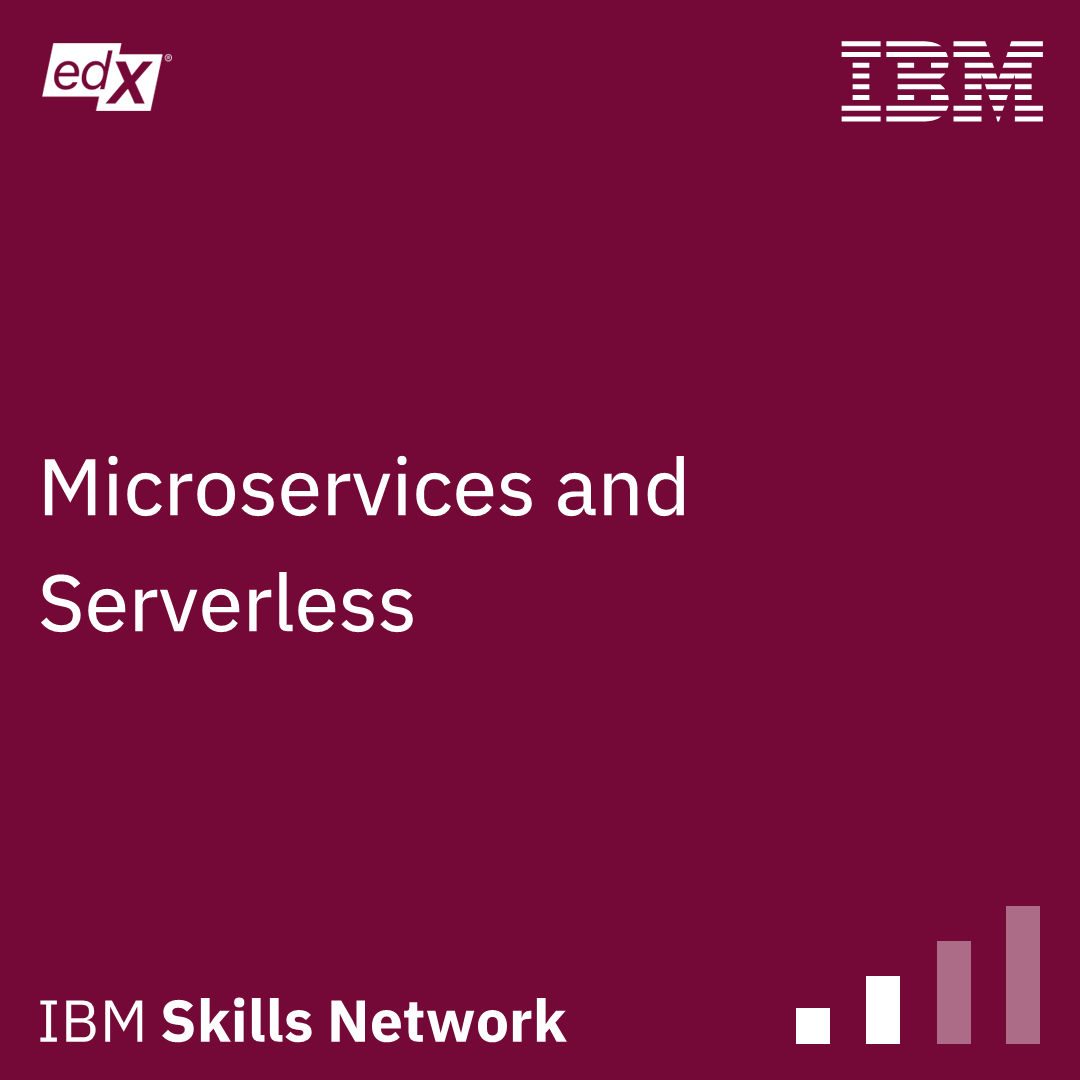 Microservices and Serverless certification badge