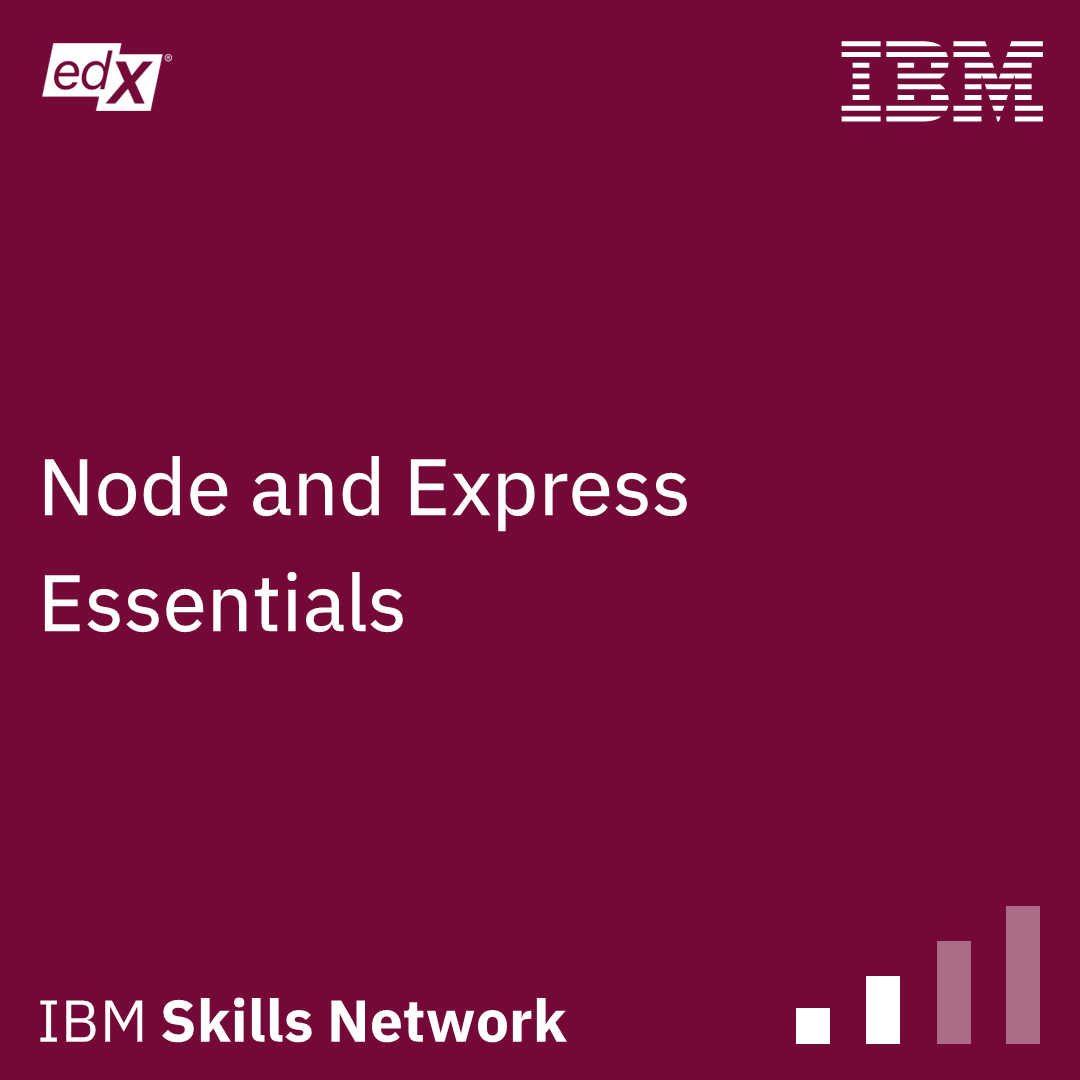 Node and Express Essentials certification badge