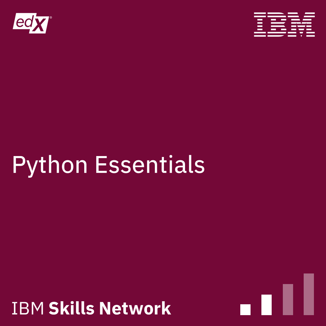 Python Essentials certification badge